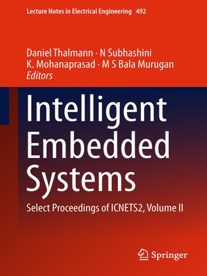 cover image of Intelligent Embedded Systems